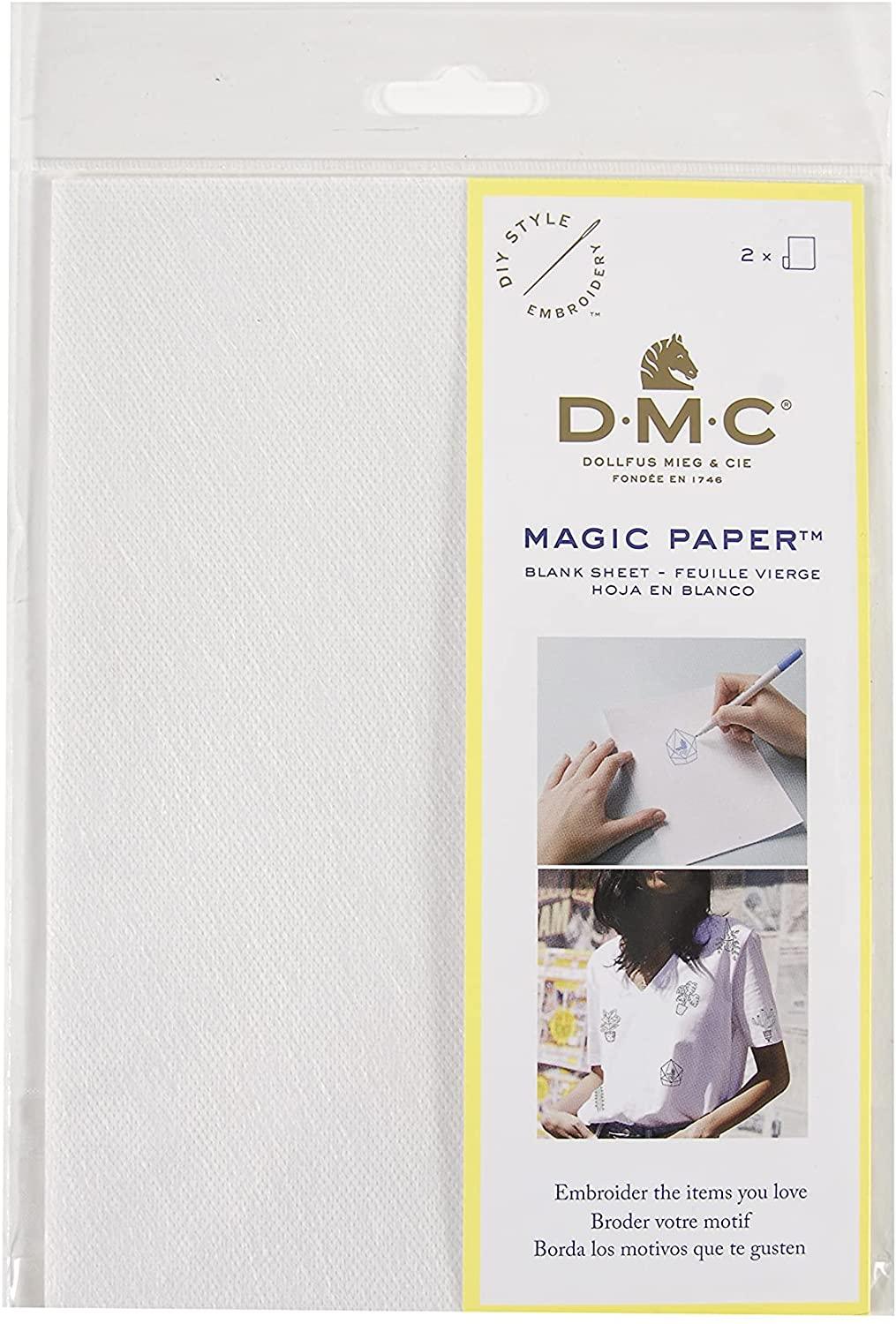 Pack of 2 virgin sheets A5 Magic Paper DMC