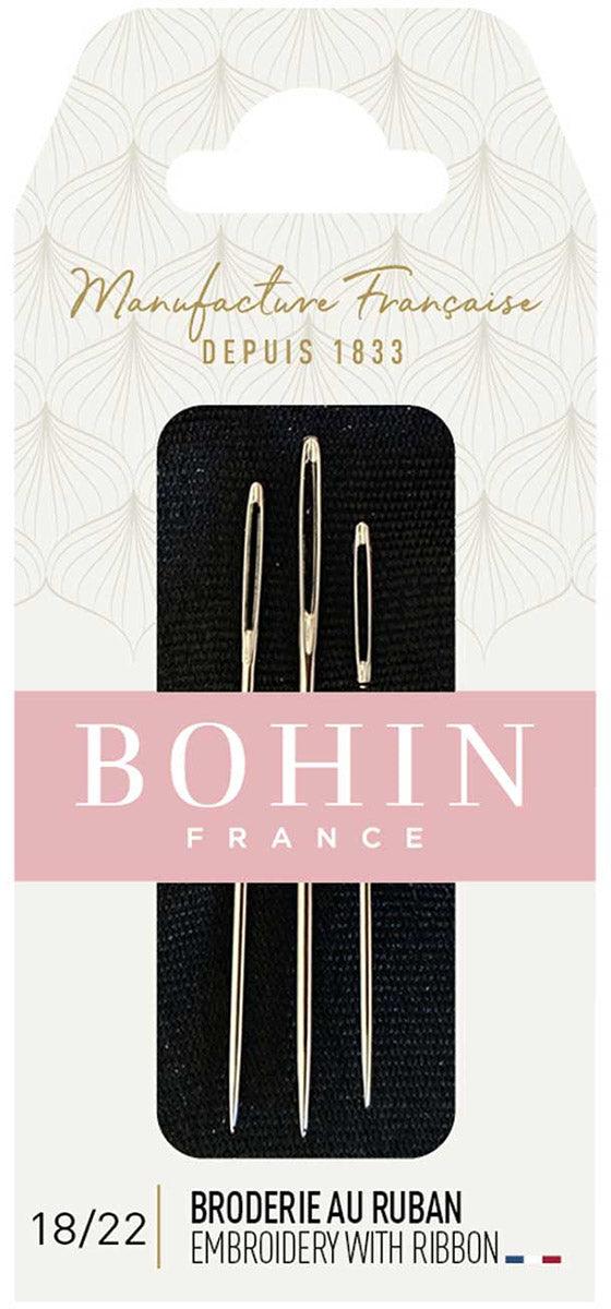 Bohin ribbon embroidered needles - 18/22 assortment