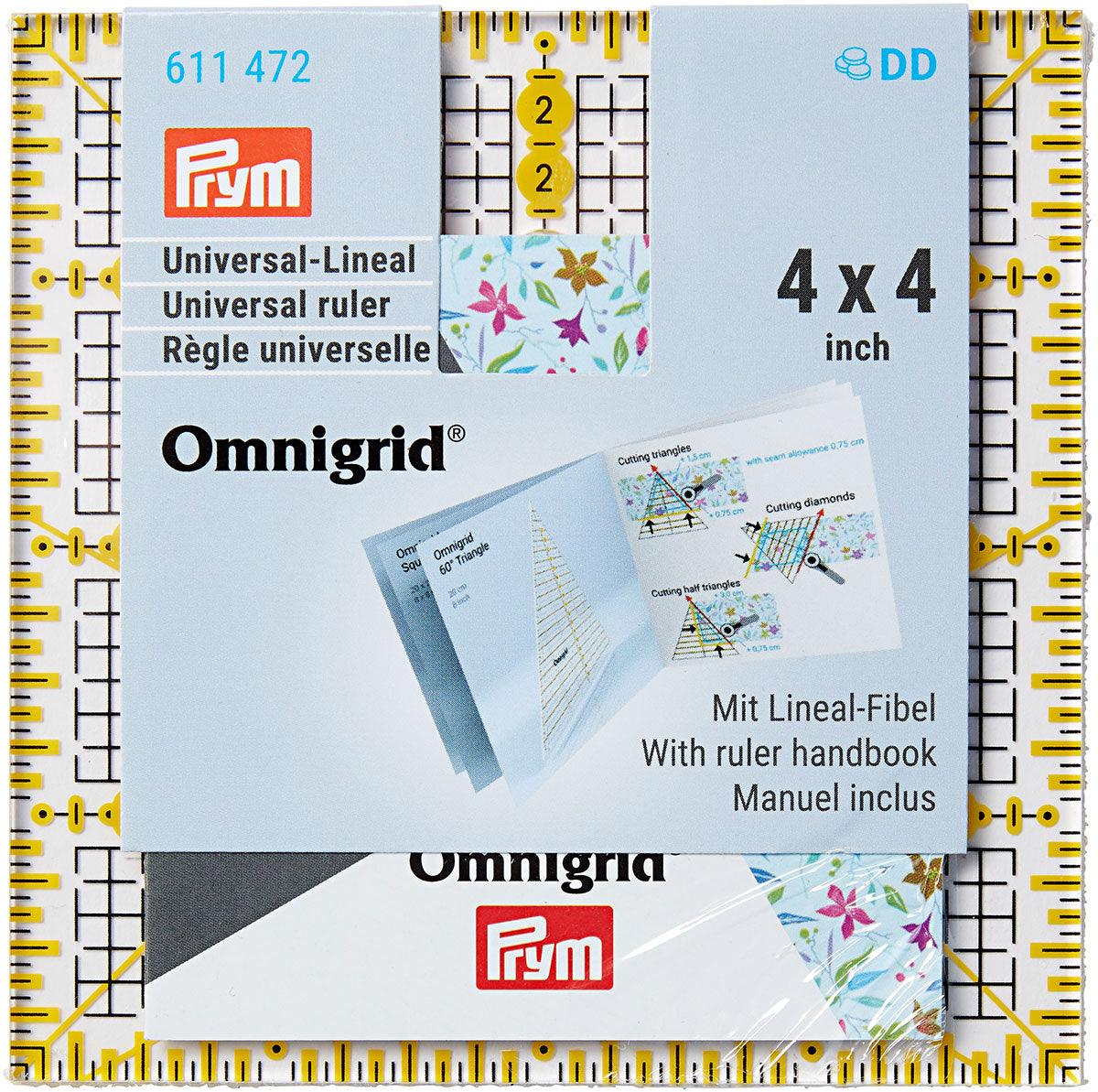 Omnigrid 4 x 4 Zoll Patchwork -Regel