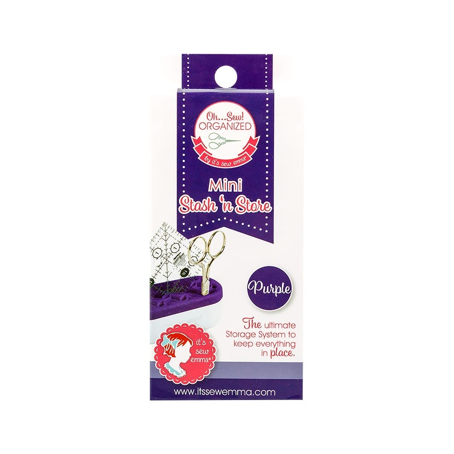 Mini organiseur Stash 'n Store - Prune