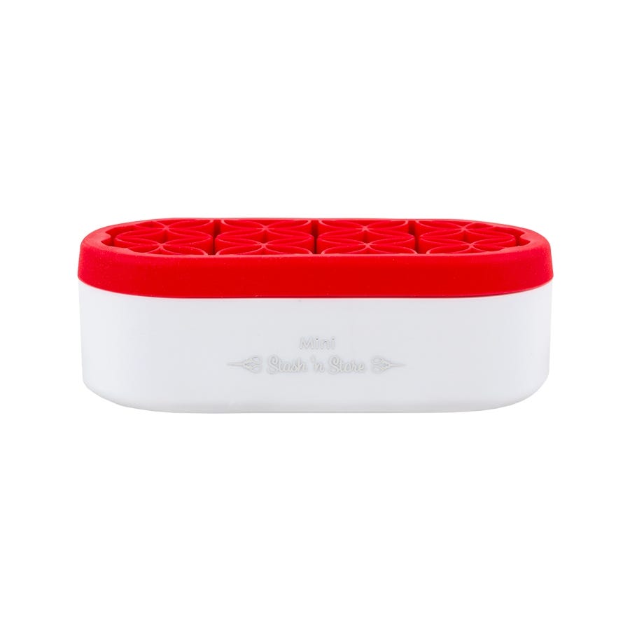 Mini organiseur Stash 'n Store - Rouge