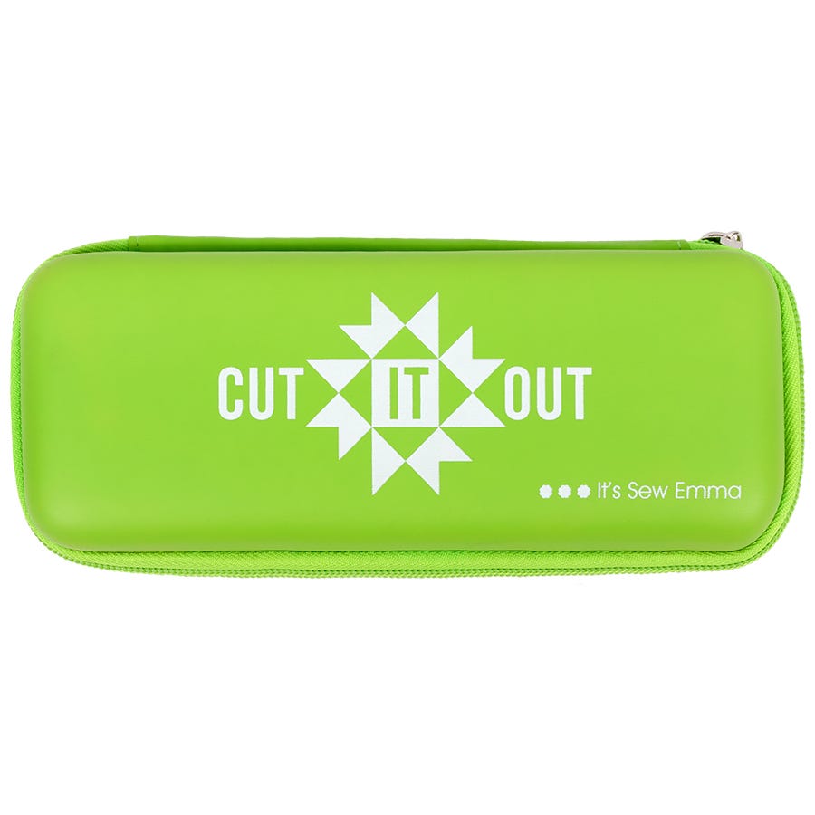 Trousse de rangement pour cutter rotatif vert citron - Cut It Out