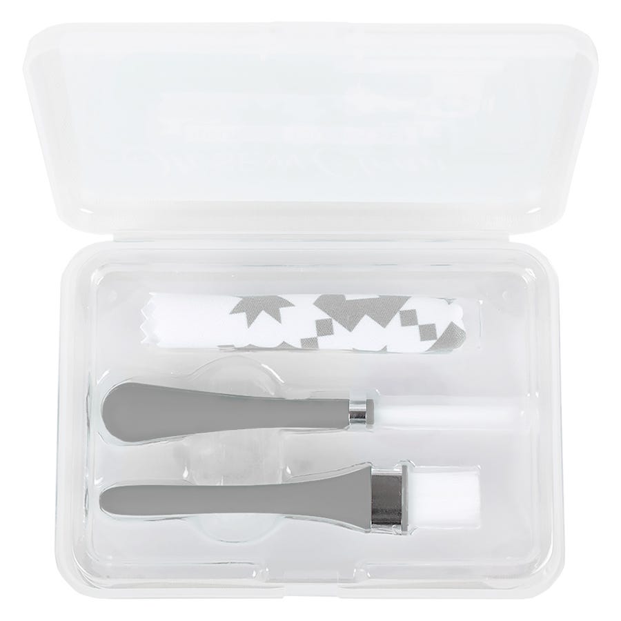 Cleaning set for sewing machines - Gray