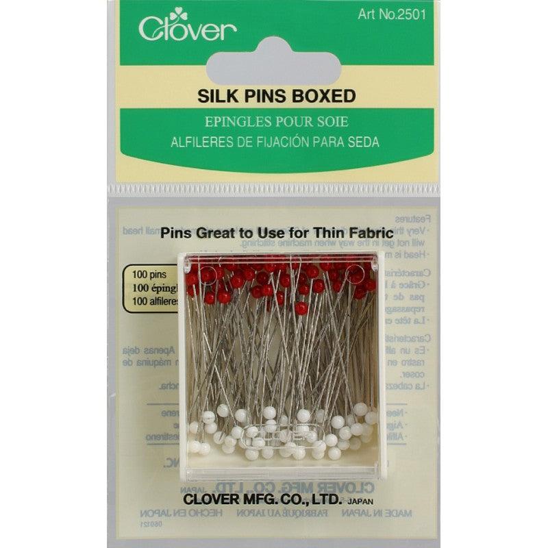 Box of 100 pins for Clover silk