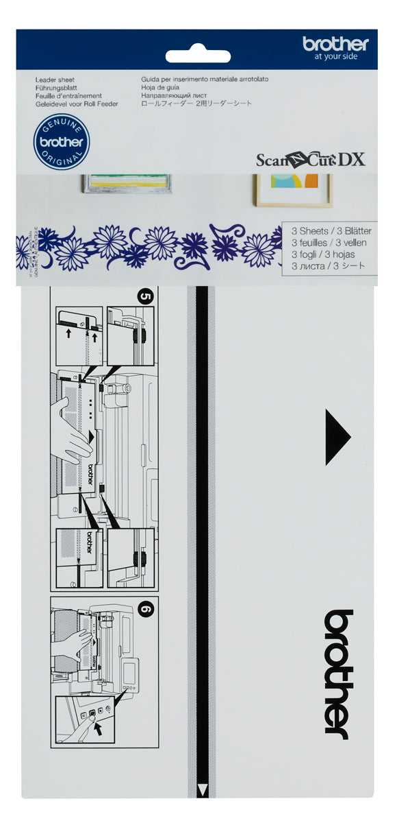 Feuilles d´entraînement pour chargeur de rouleau 2 ScanNCut SDX