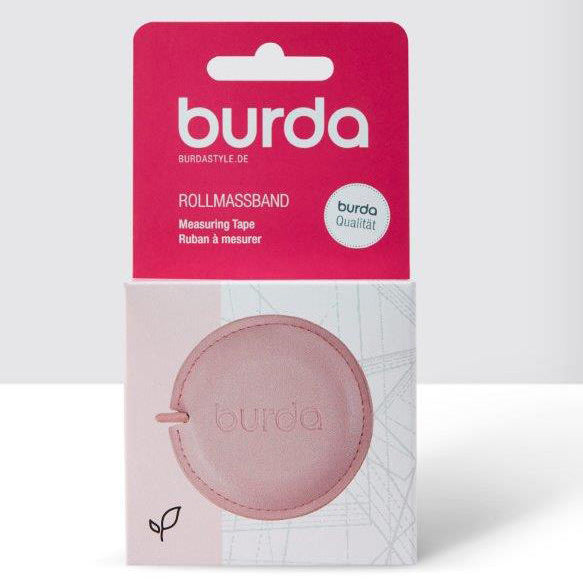 Centimètre de couture rétractable 150 cm Burda - Rose