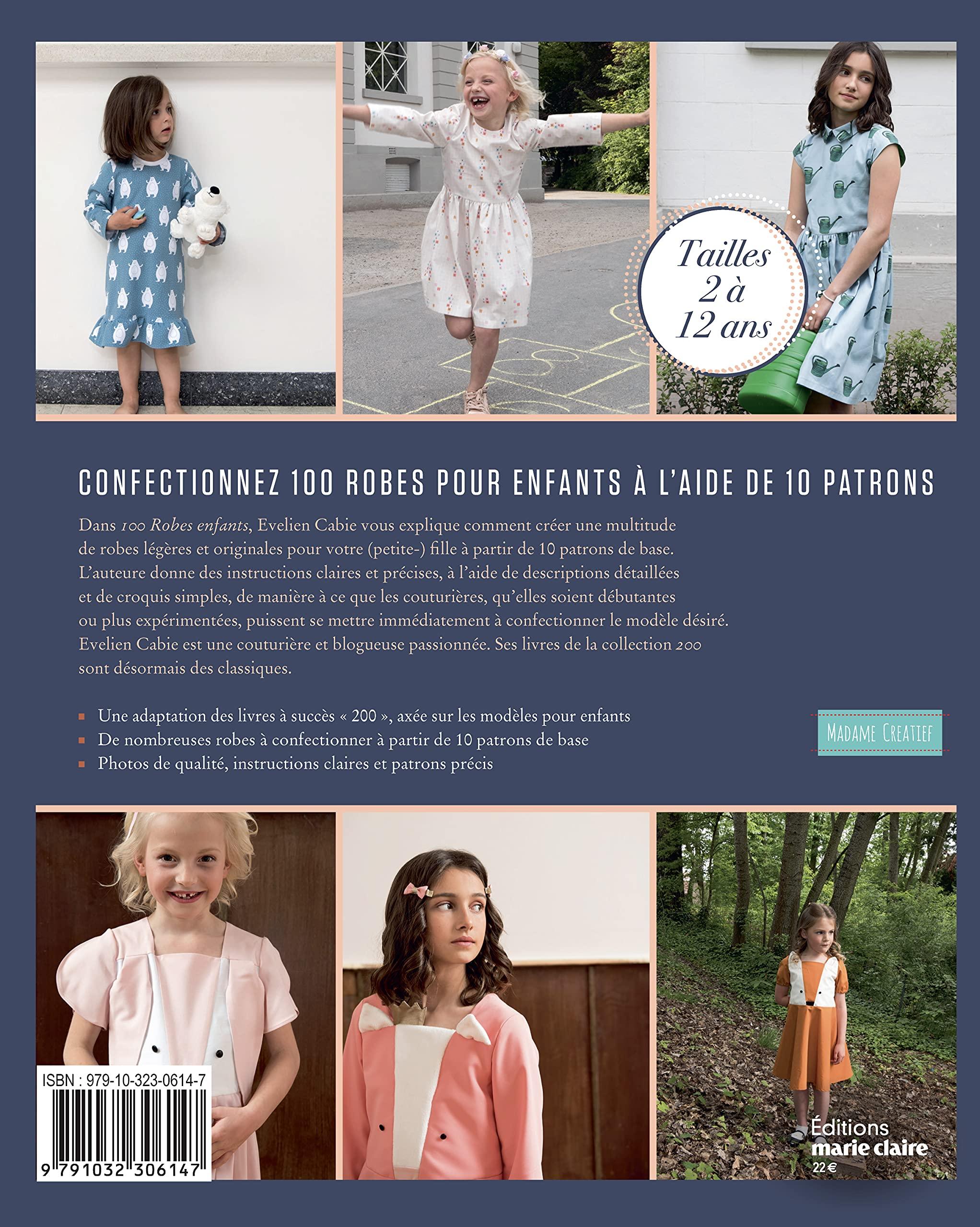 Livre 100 robes enfants - À partir de 10 patrons