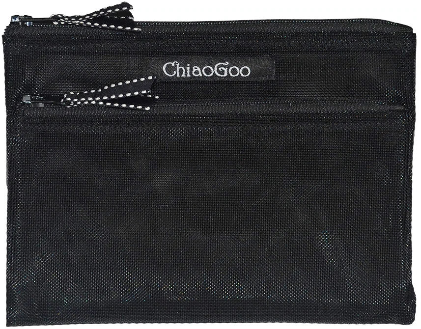 Mesh pocket for chiaogoo cables and accessories