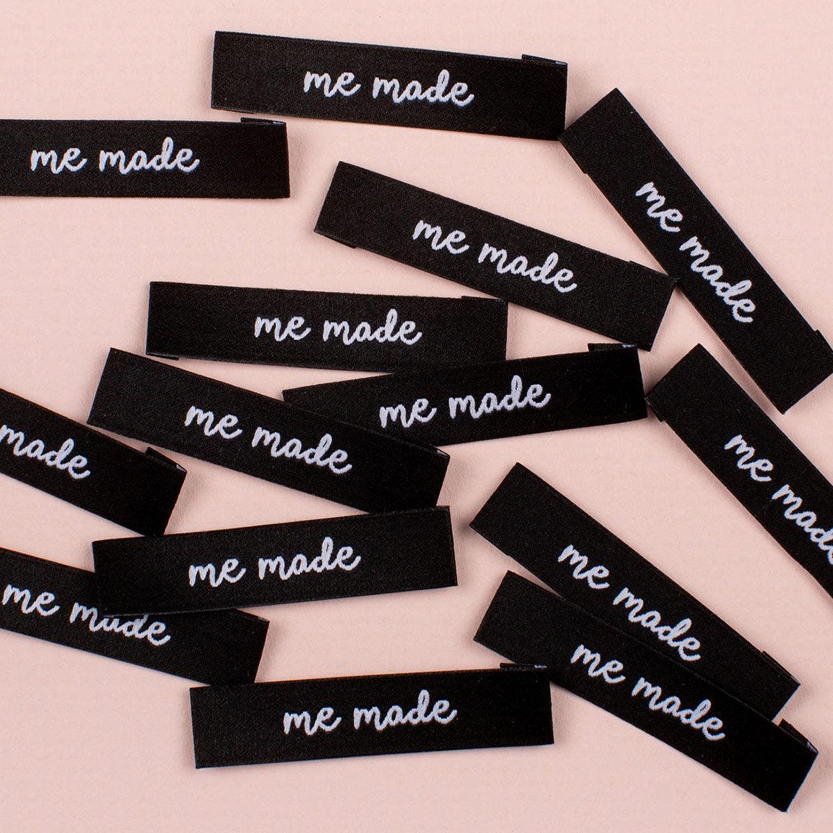 Set of 10 woven labels - Made