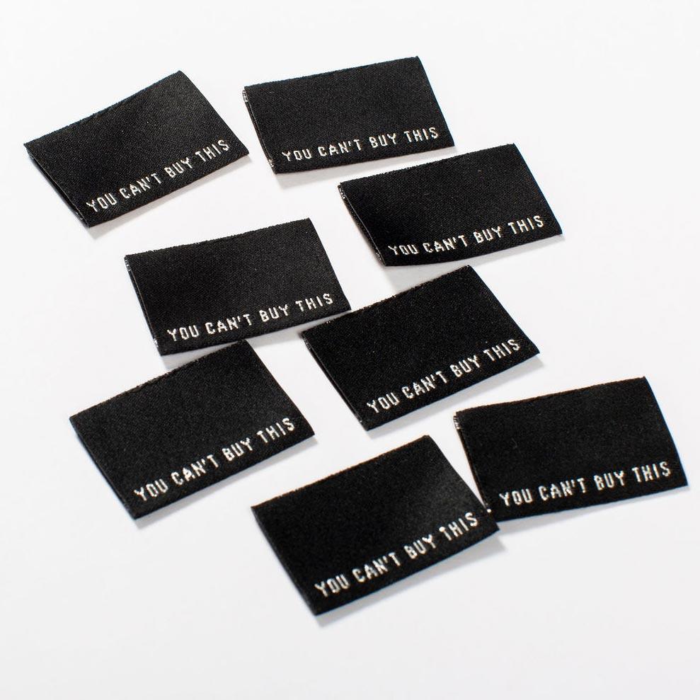 Set of 6 woven labels - You can't buy this