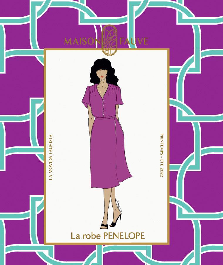 Pénélope dress pattern - Fauve house