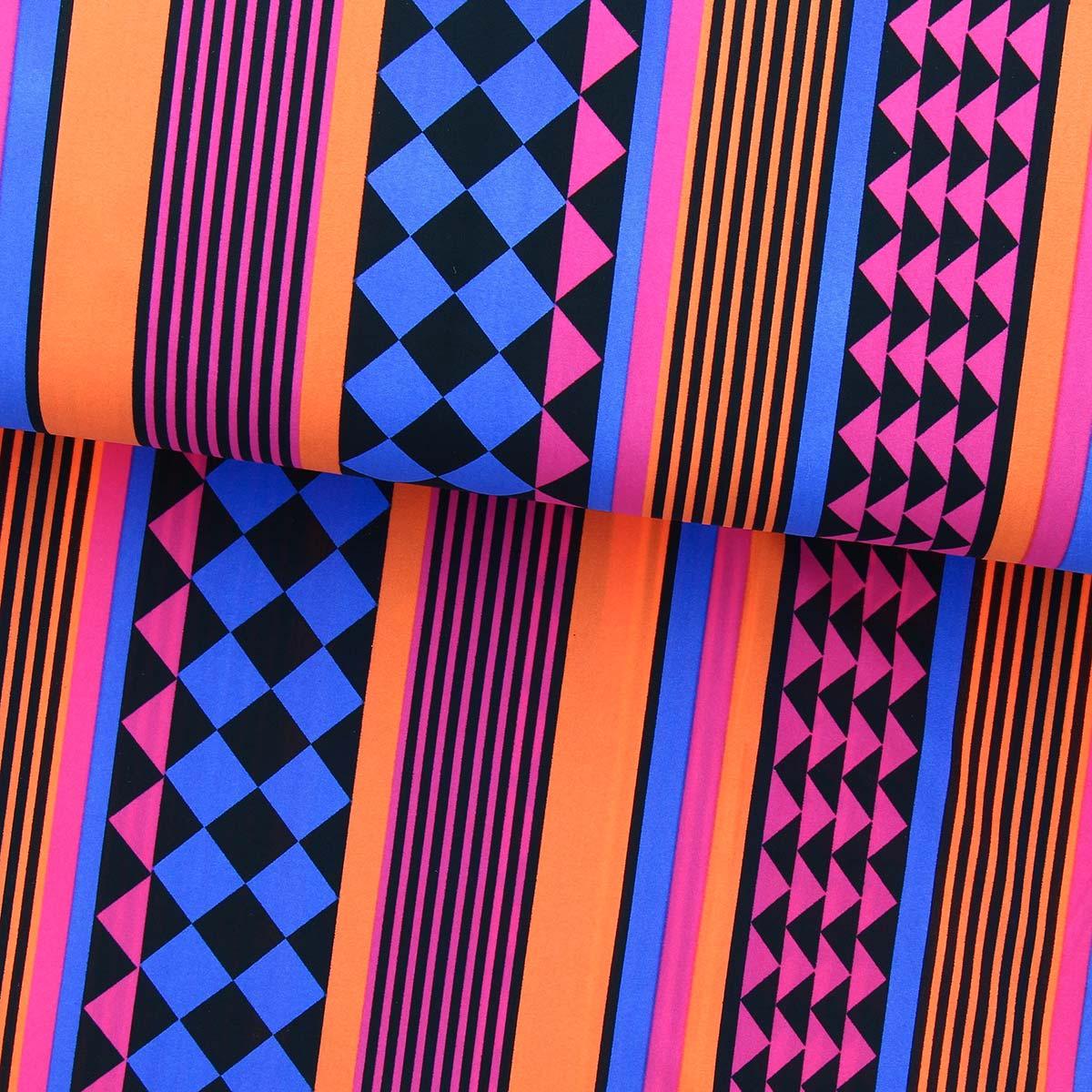 Lycra Jersey Fabric - Geometrie