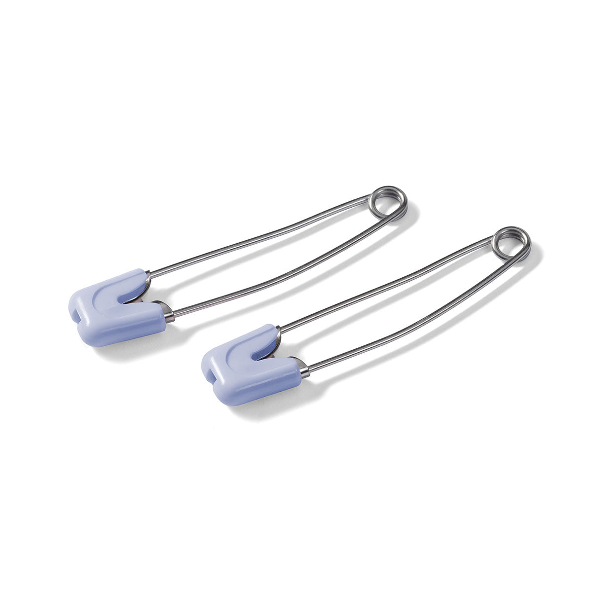 Baby safety pins with safety - Light blue