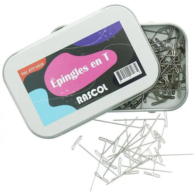 Box of 150 pins for T -knitting