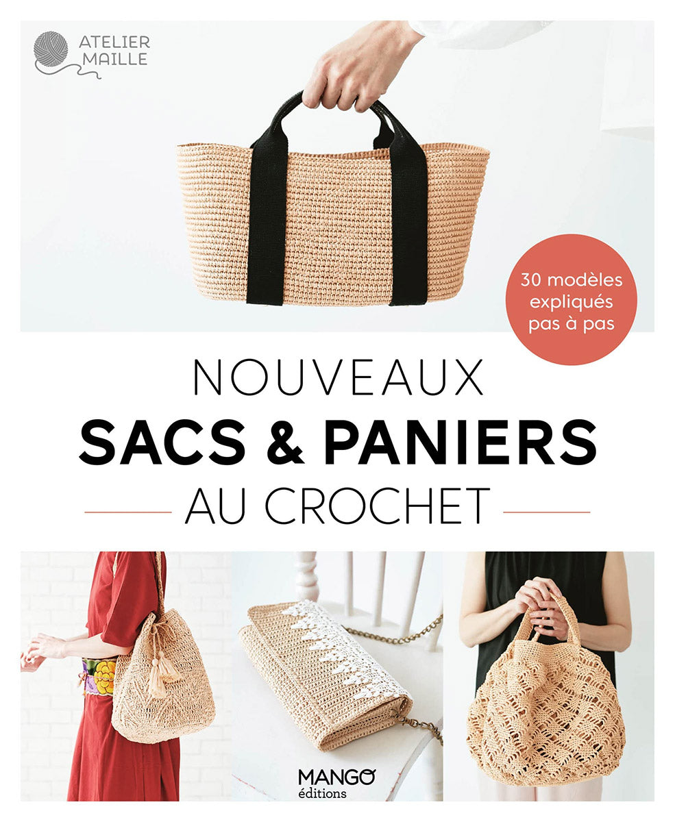 Livre nouveaux sacs et paniers au crochet