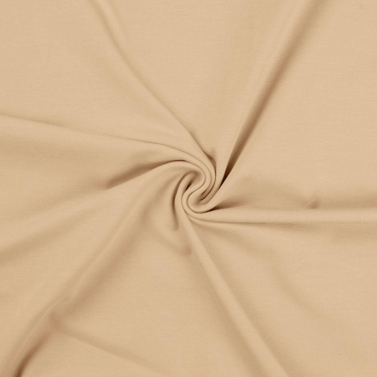 Cotton jersey fabric - Champagne