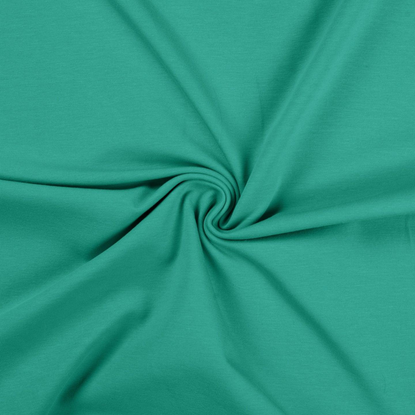 Cotton jersey fabric - Tiffany blue