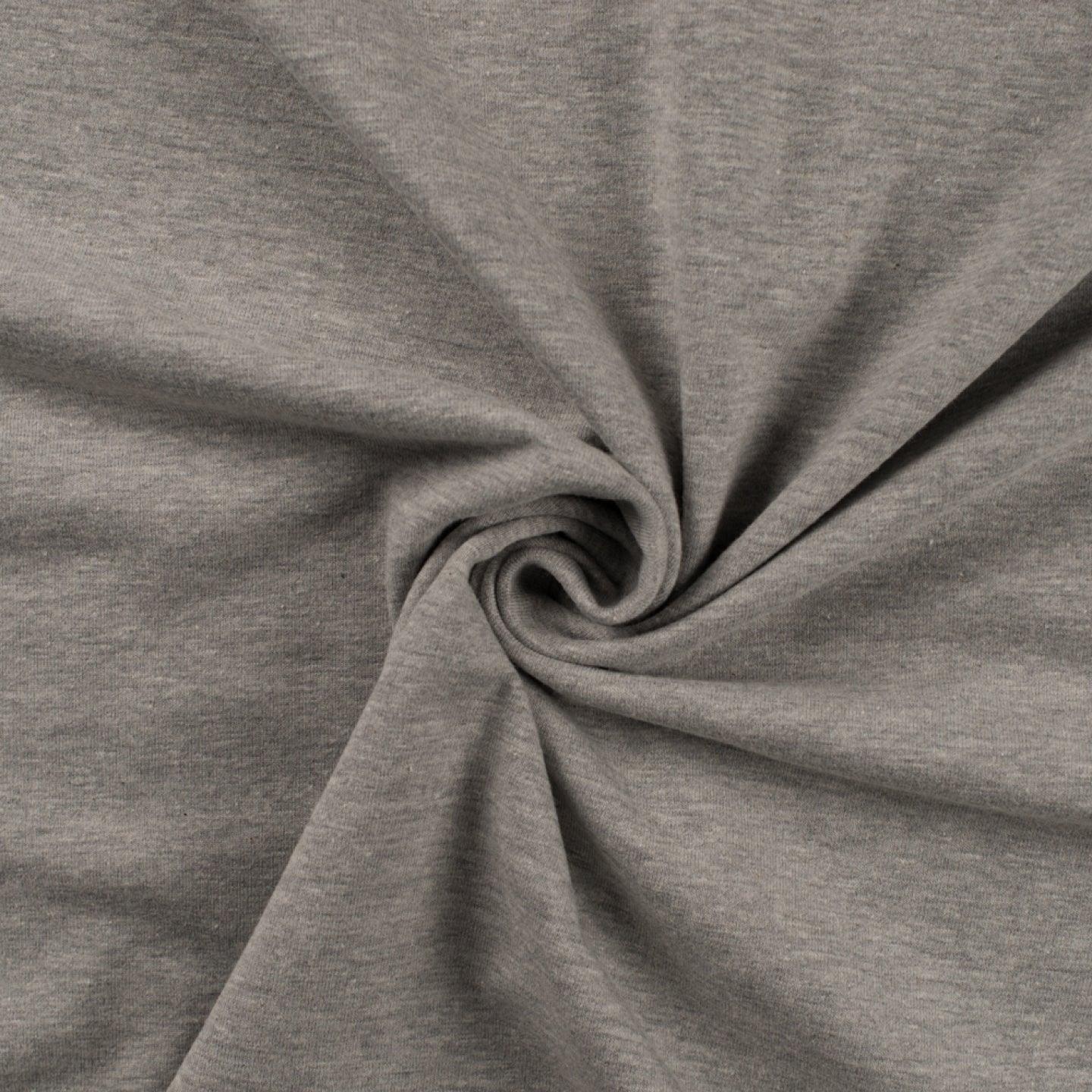 Cotton jersey fabric - Light sheep gray