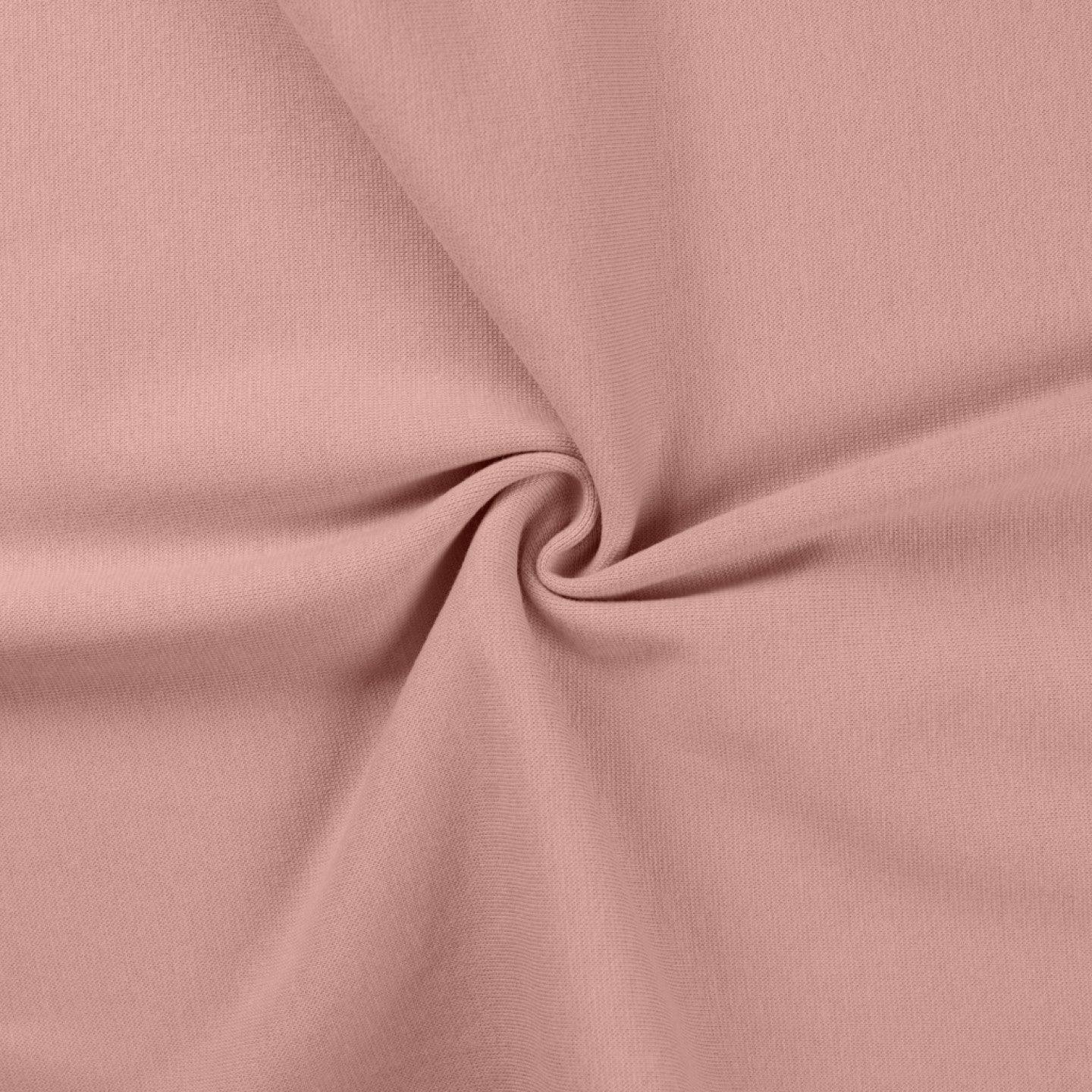 Jersey edge fabric Coast - Old pink