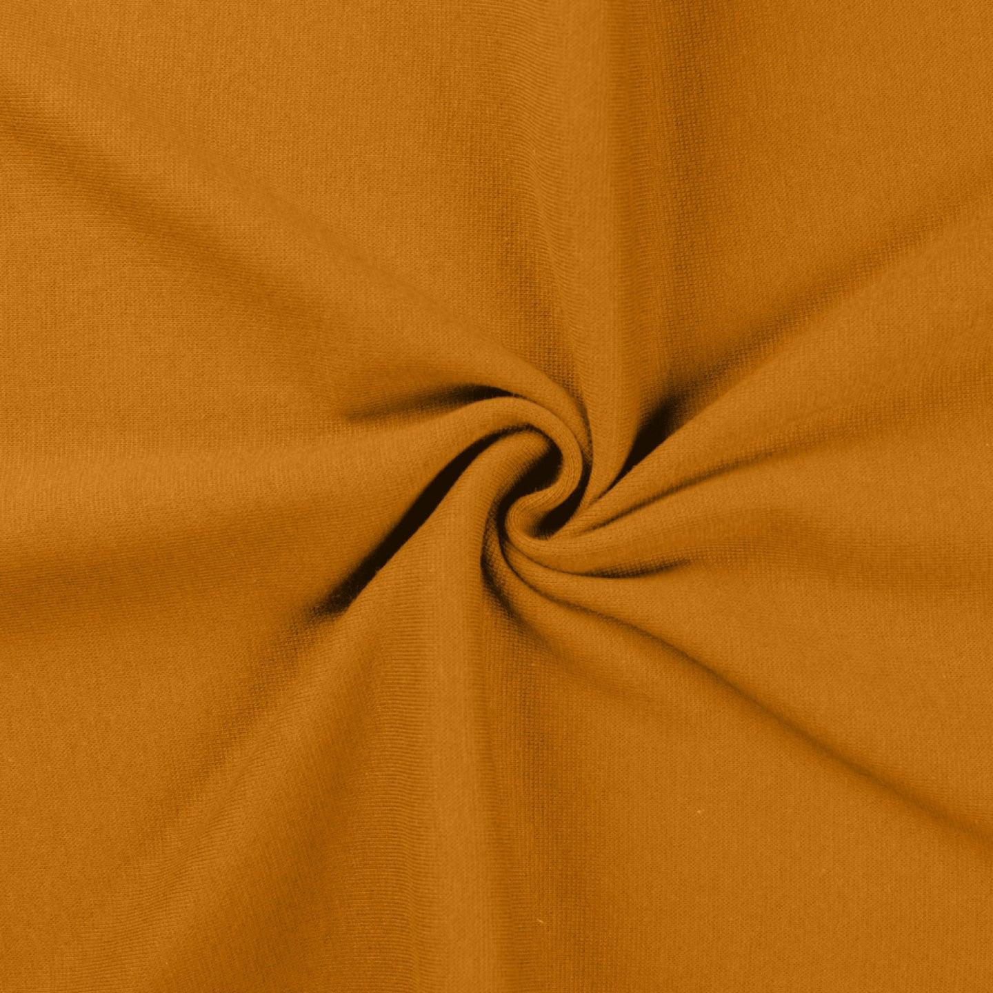 Jersey edge fabric Côte - Ocher