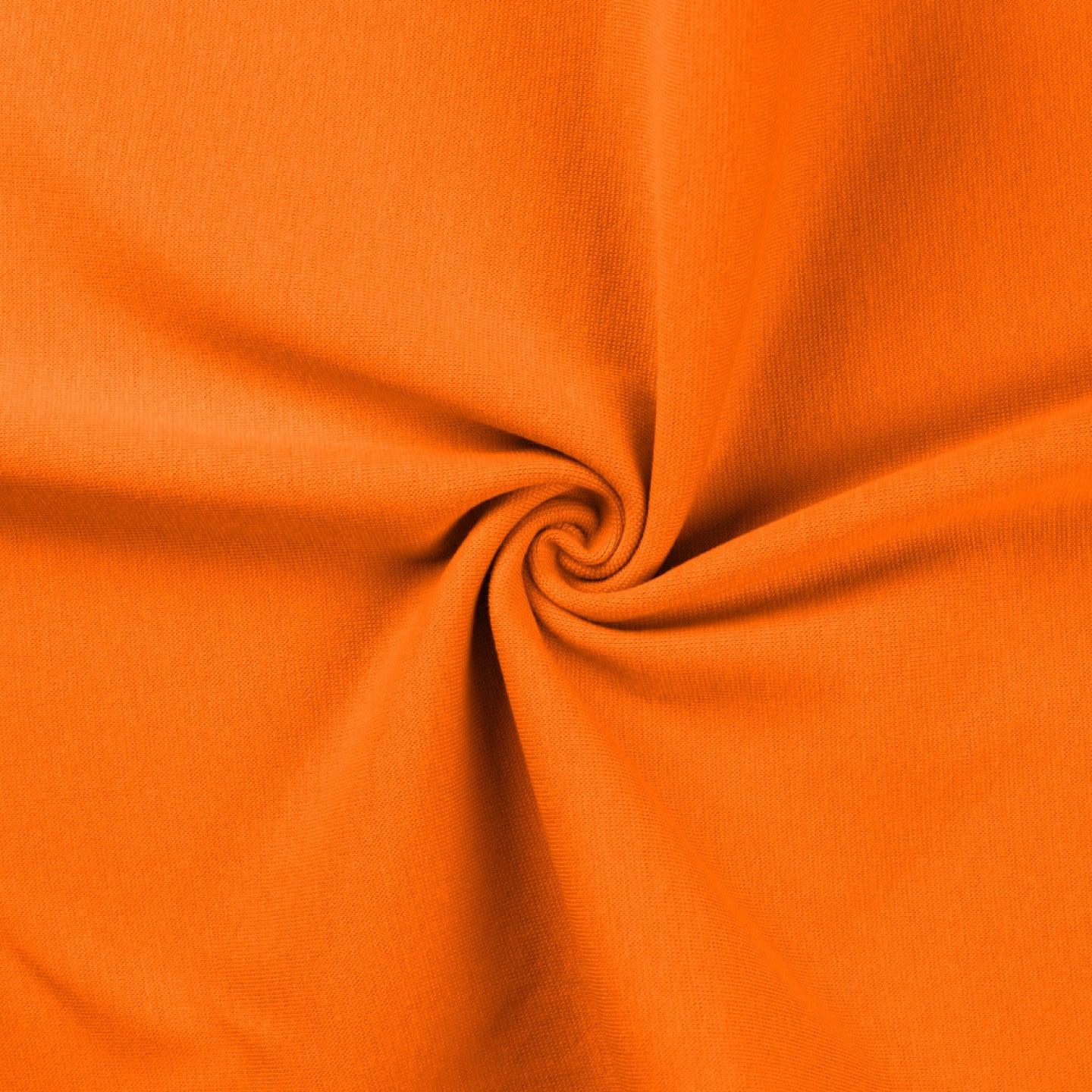 Jersey edge fabric Côte - Orange