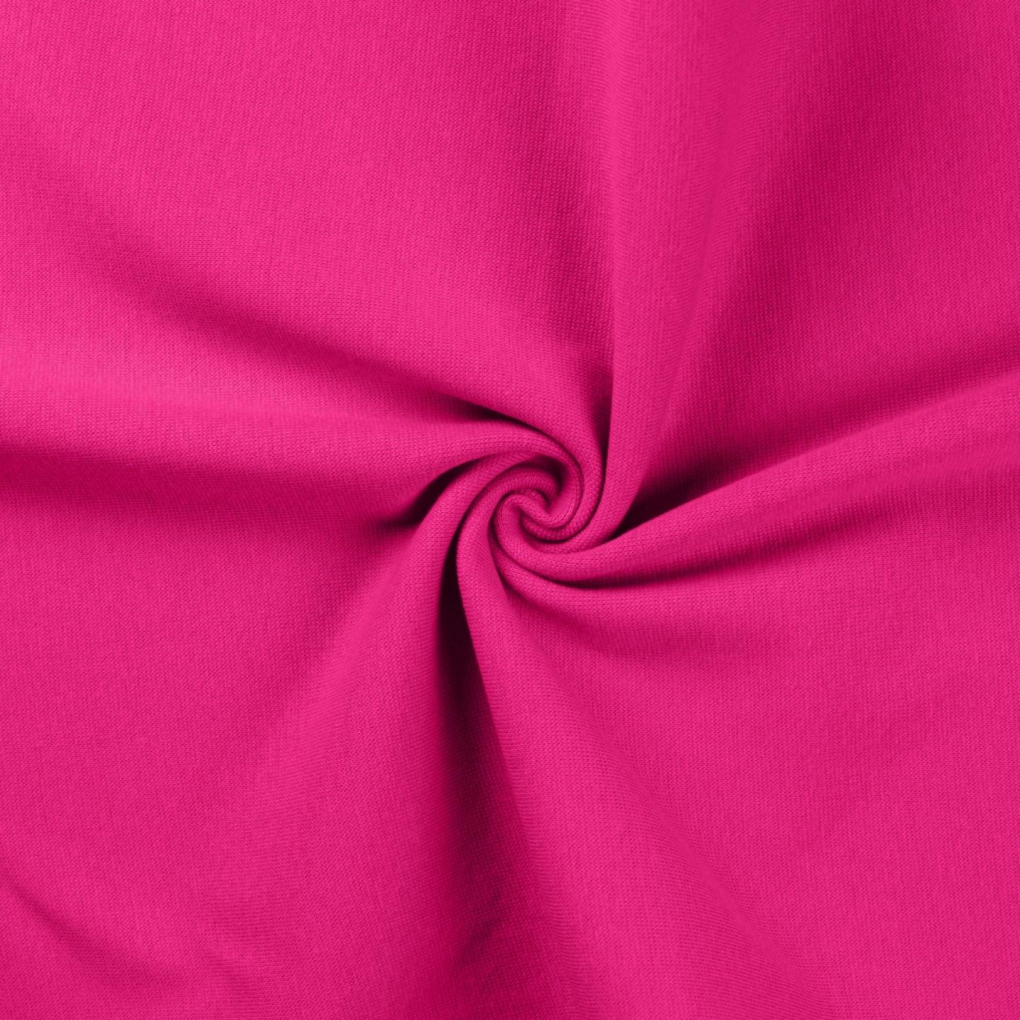 Jersey edge fabric Côte - Fuchsia