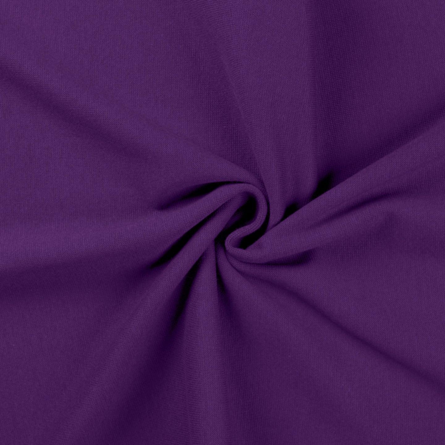 Jersey edge fabric Côte - Violet