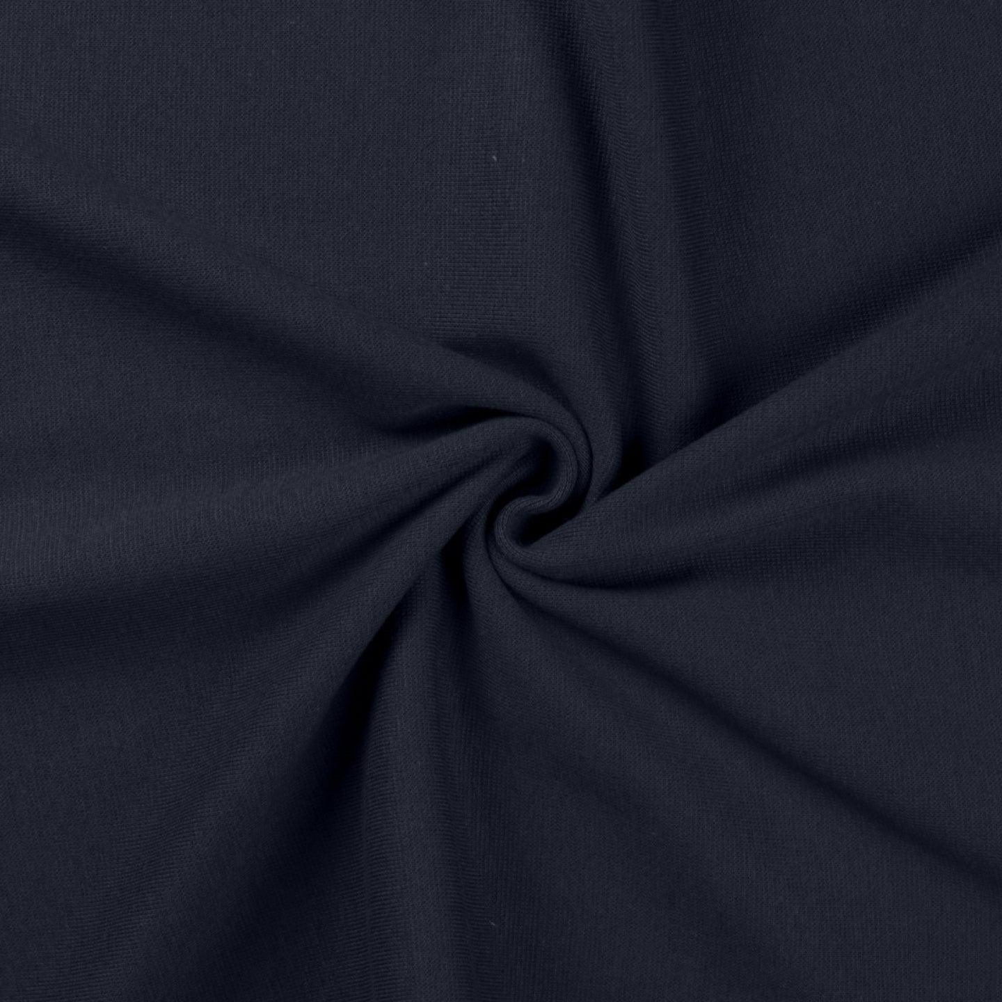 Jersey edge fabric Coast - Navy blue