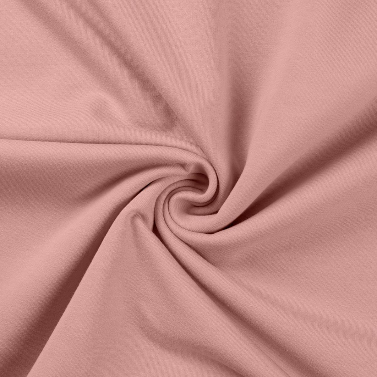 Tissu sweat - Vieux rose