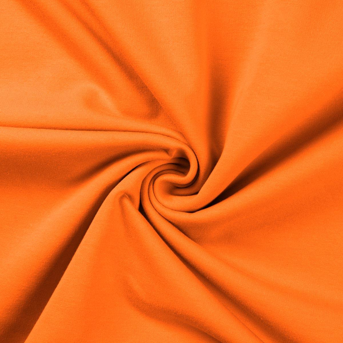 Tissu sweat - Orange