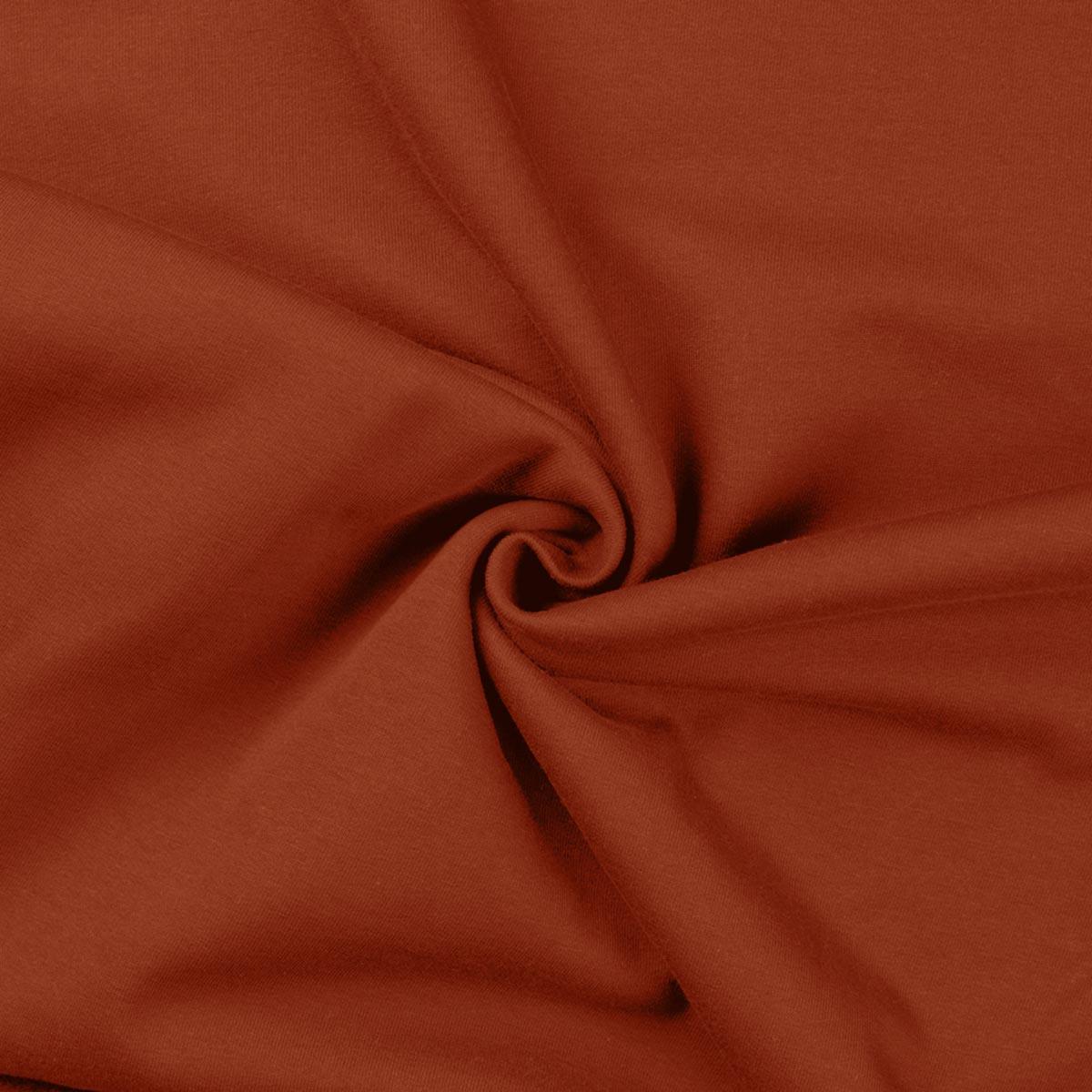 Tissu sweat - Terracotta