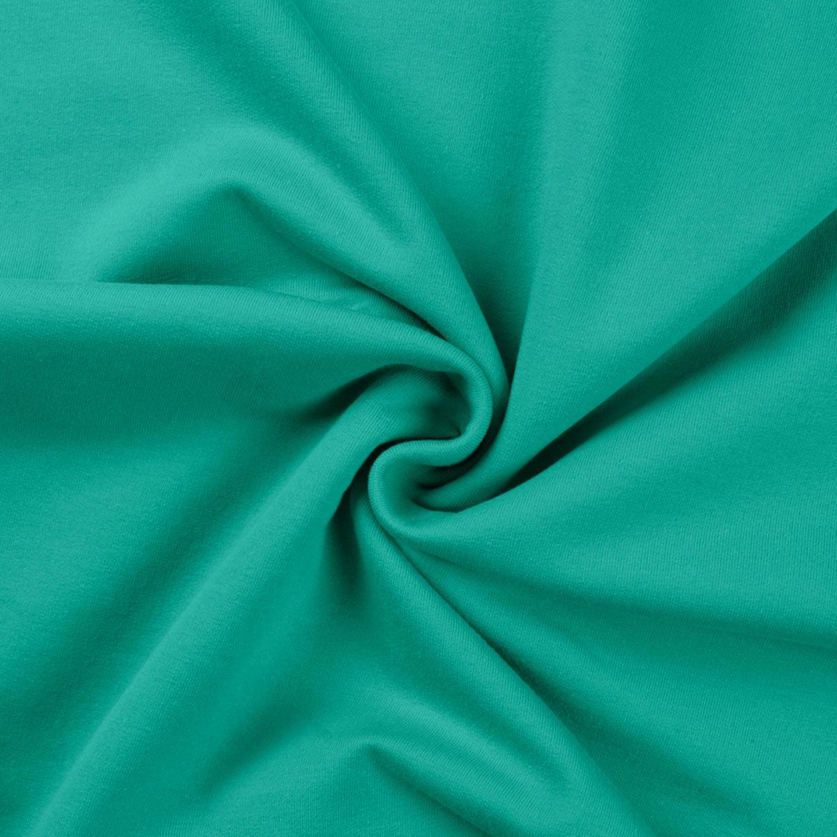 Molleton sweatshirt fabric - Tiffany blue