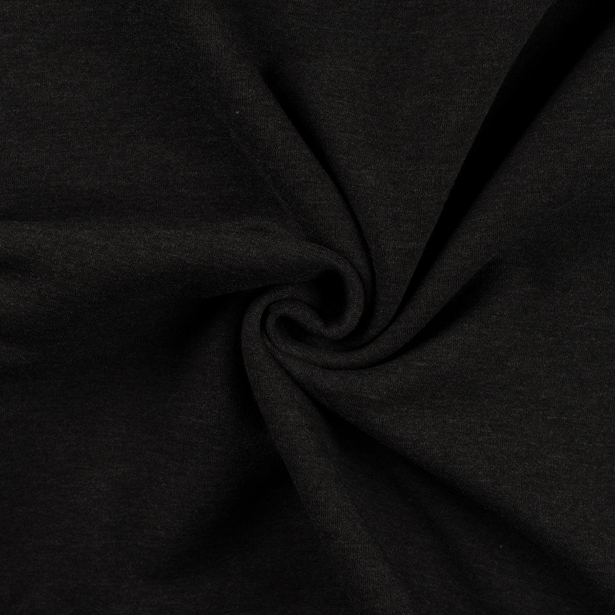 Fluish Sweatshirt Fabric - Dark sheathed gray