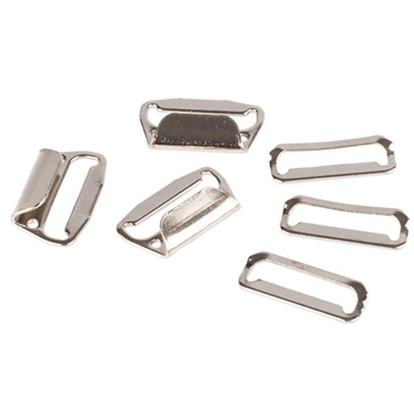 Flat closure staples for 20 mm bohin silver skirts