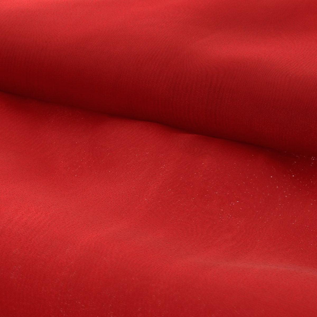 Organza - red fabric