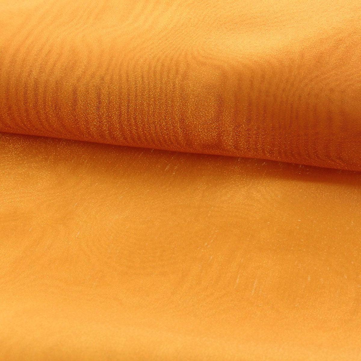 Organza fabric - ocher