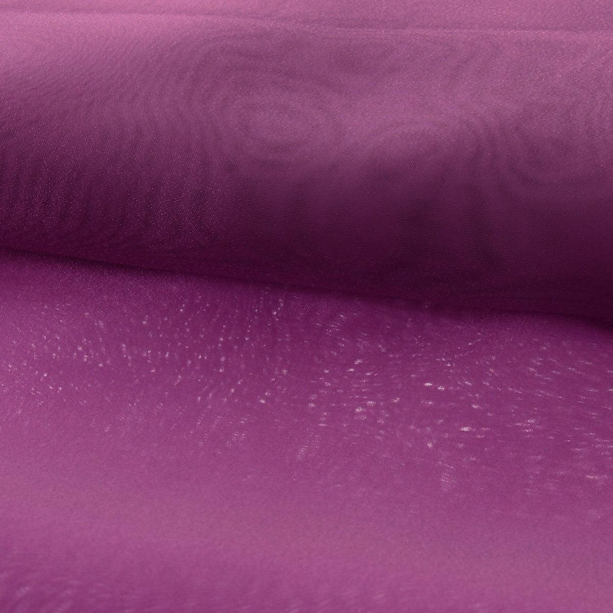 Organza fabric - Cassis