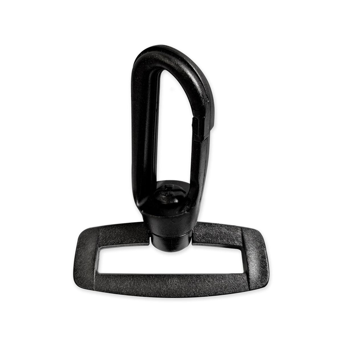 Plastik Carabiner - schwarz 30 mm