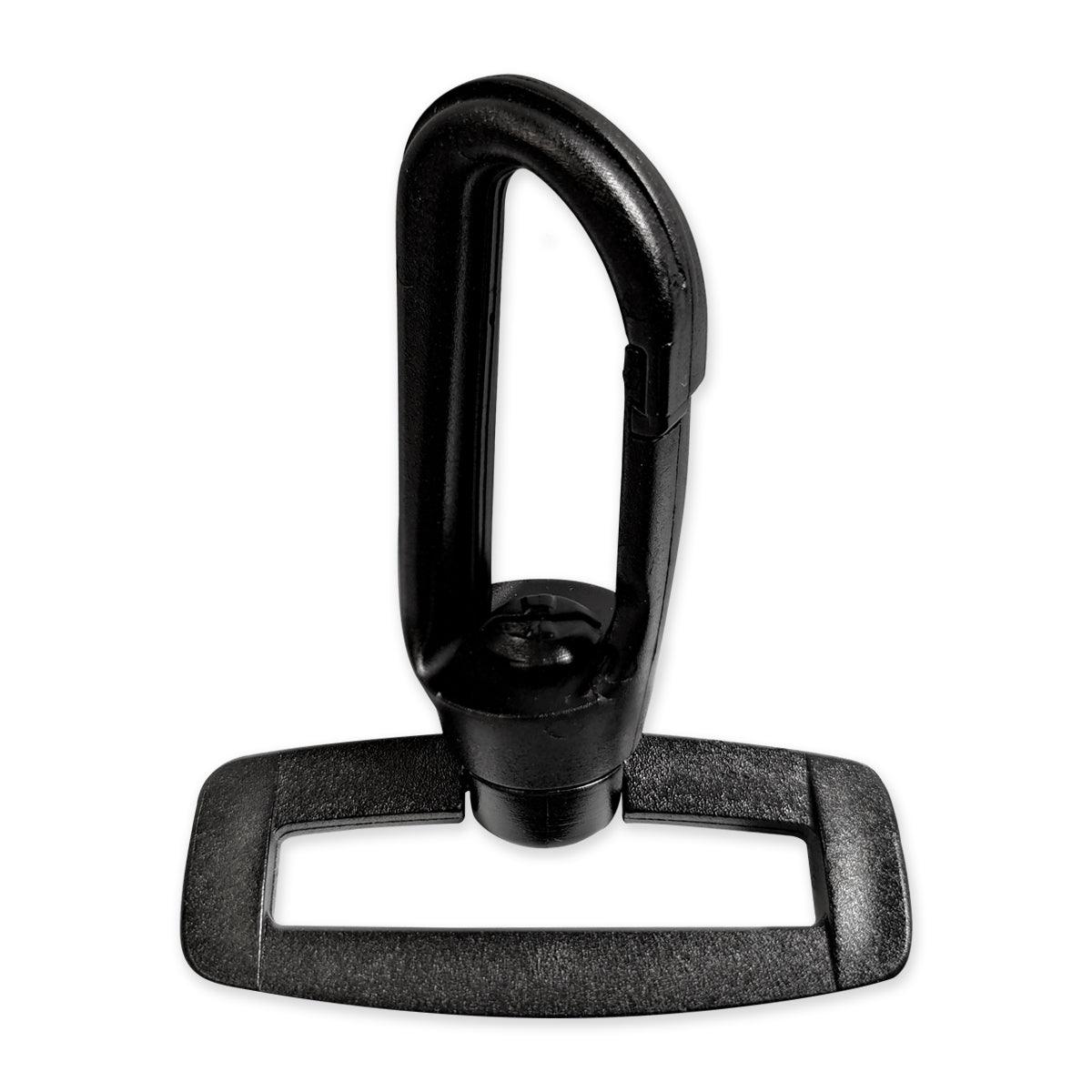 Plastik Carabiner - schwarz 40 mm