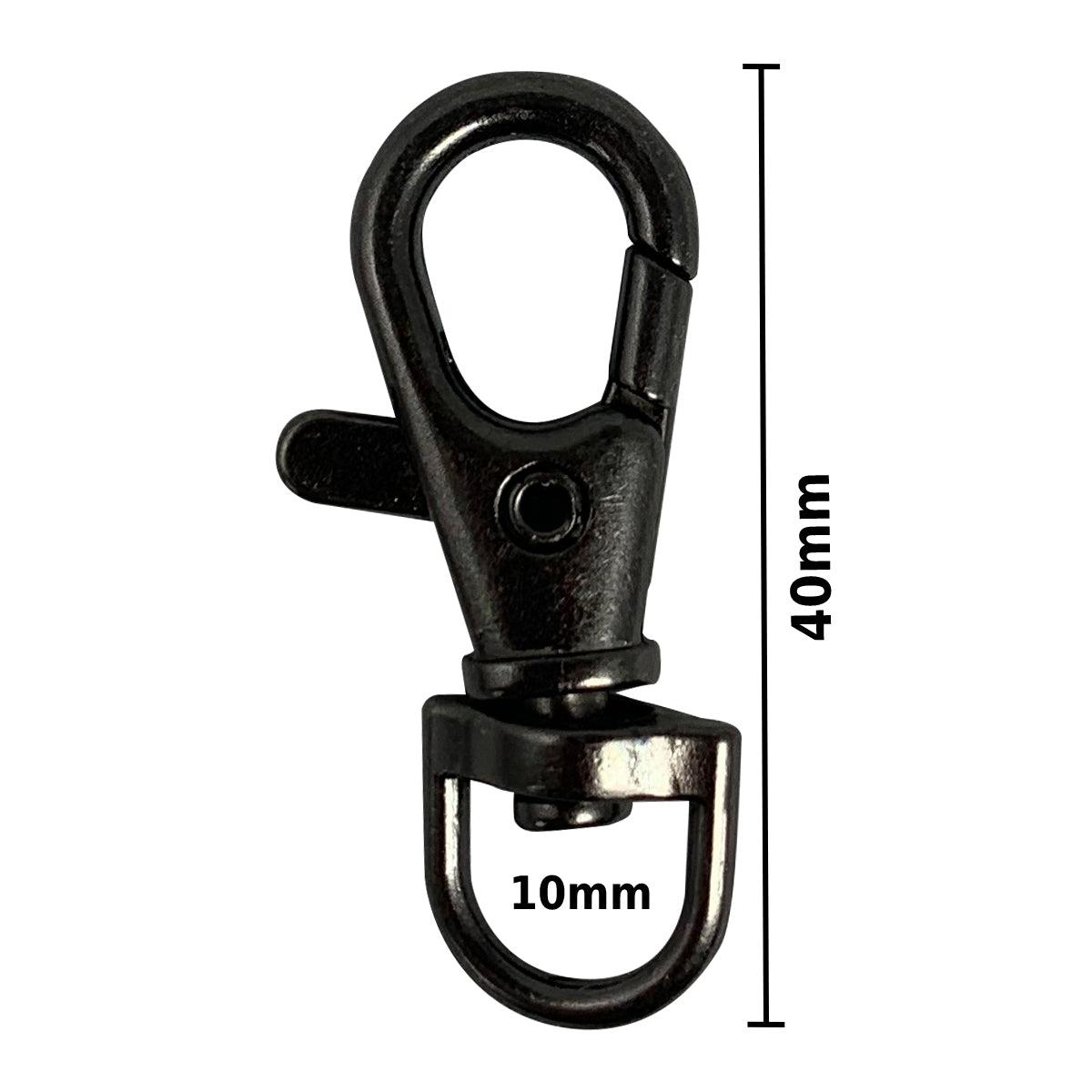 Metal carabiner - 40 x 10 mm rifle barrel