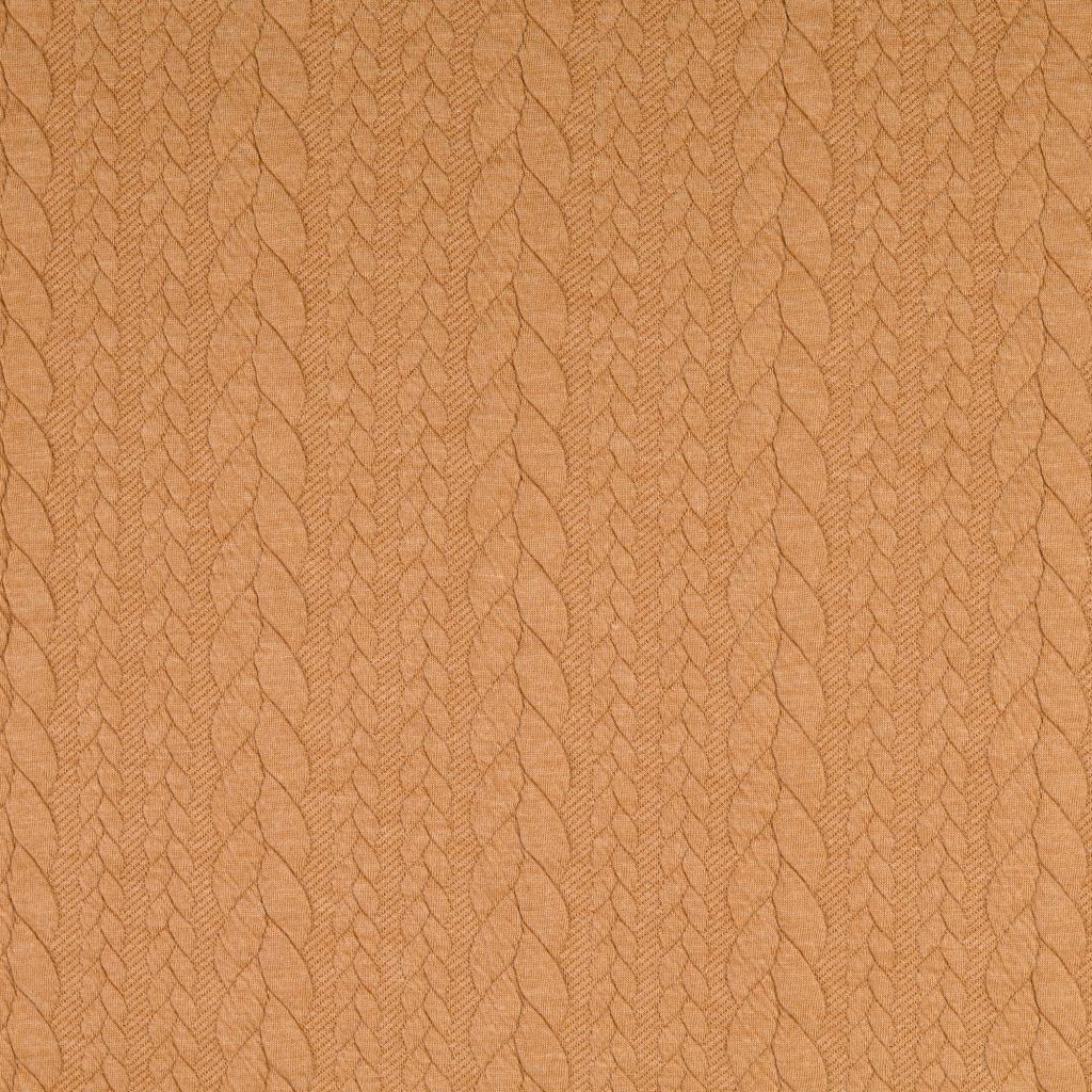 Torsade sweatshirt fabric - Camel