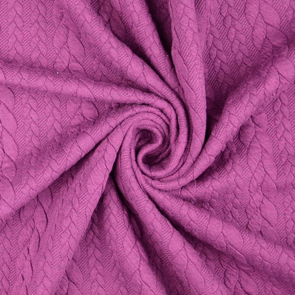 Toring sweatshirt fabric - Plum