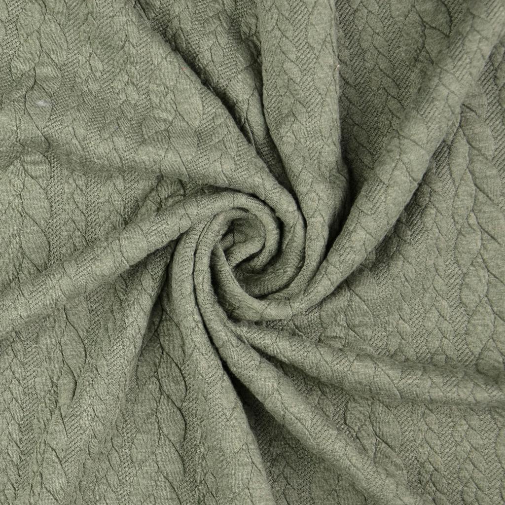 Torsade sweatshirt fabric - Green Green