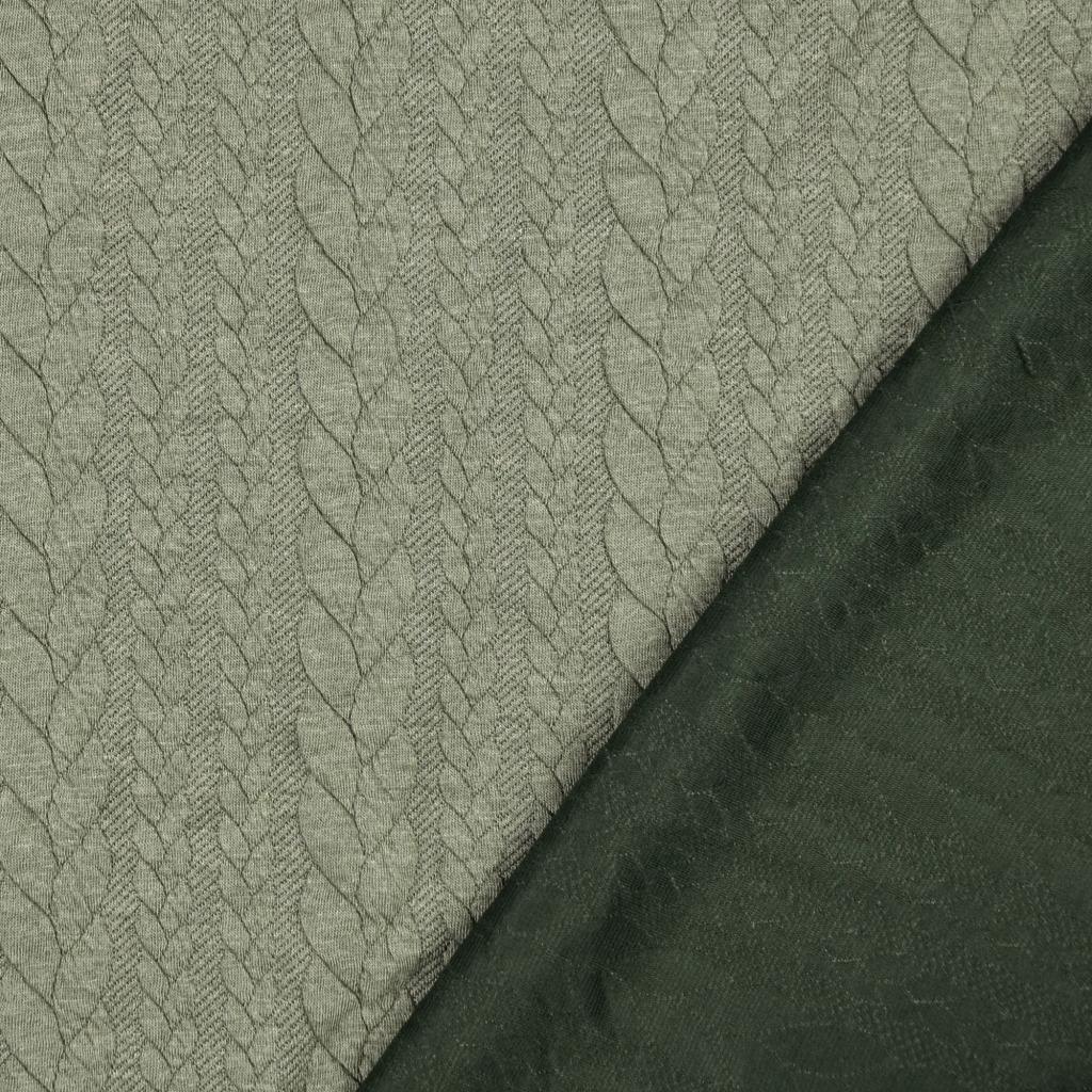 Torsade sweatshirt fabric - Green Green