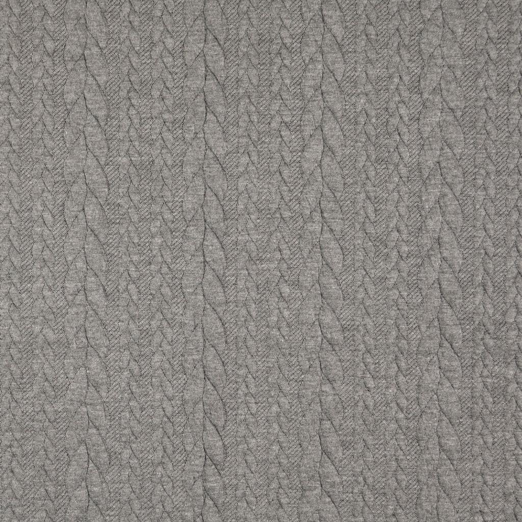 Torsade sweatshirt fabric - Dark gray