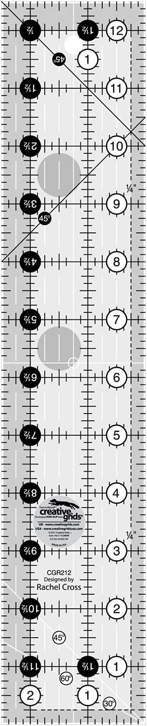 Rechteckregel Quilt 2,5 "x 12,5" kreative Netze