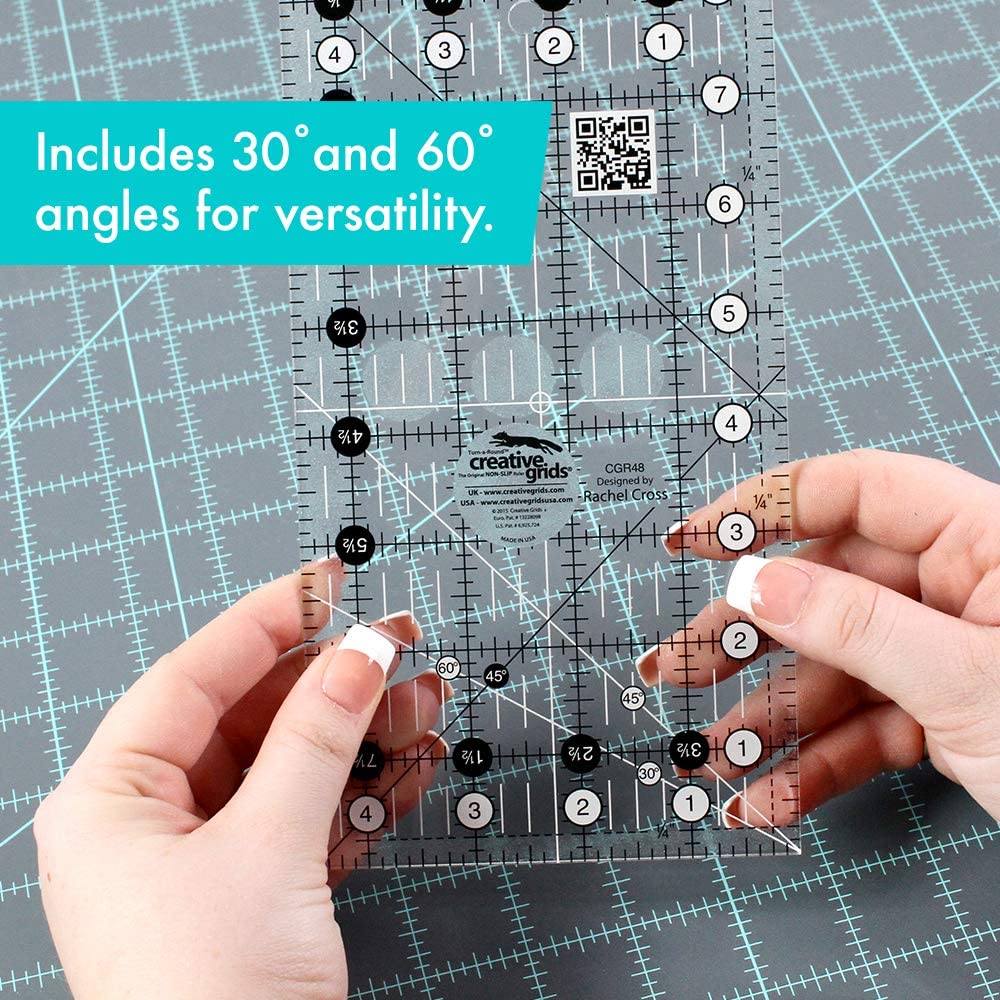 Rectangle Rule Quilting 4.5 "X 8.5" Creative Grids