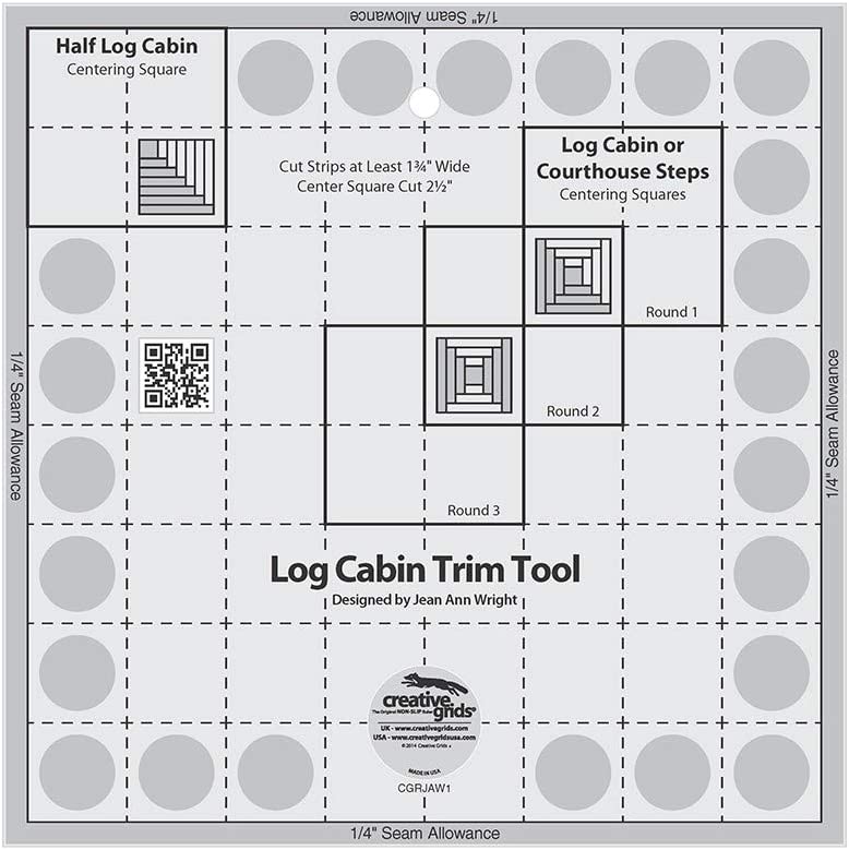 Rule 8 "Log Cabin Trim Tool Creative Grids