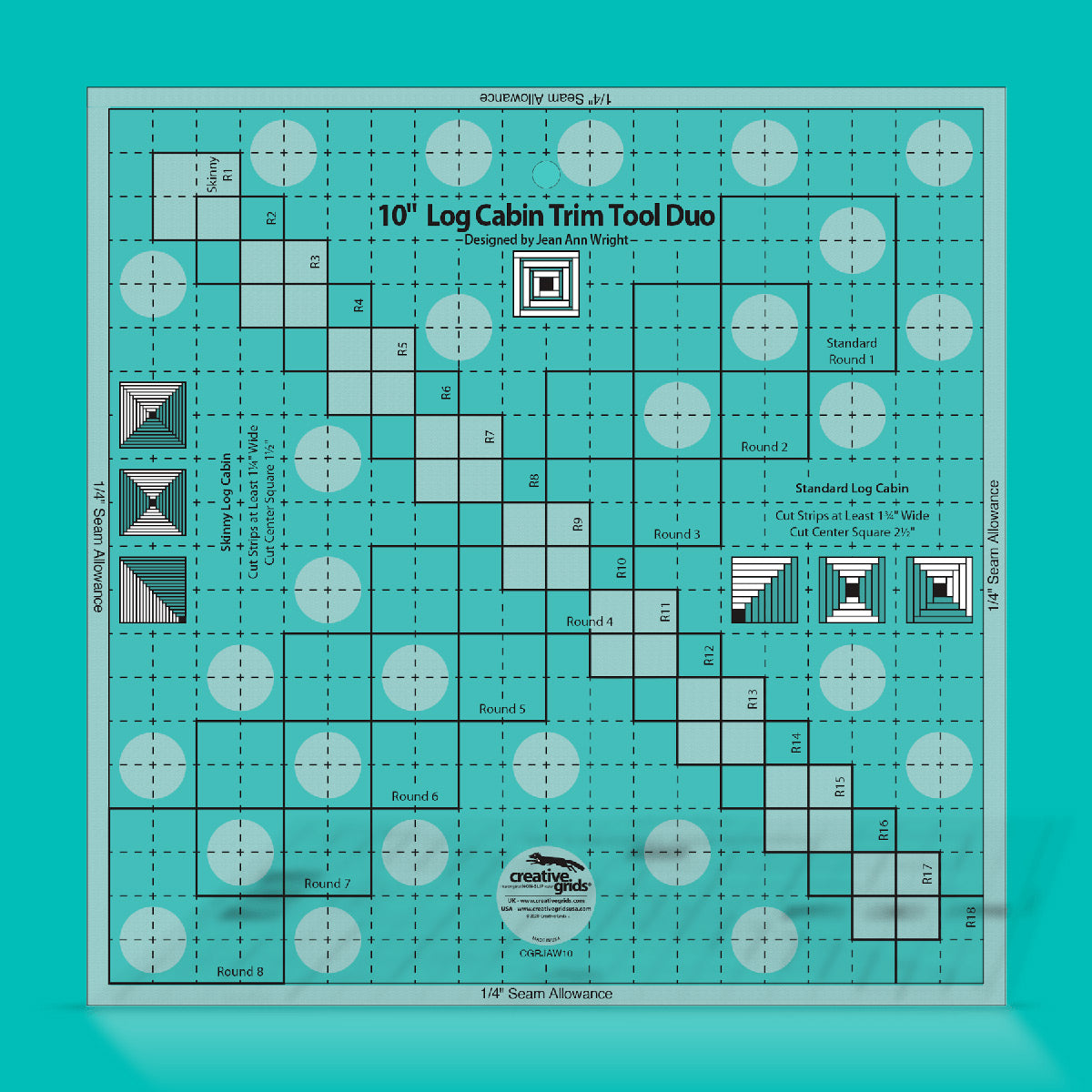 Blockhaus -Trimm -Tool Duo Creative Grids