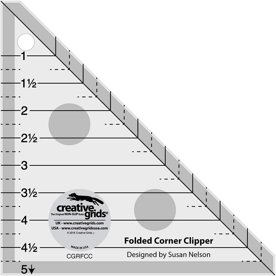 Règle Folded Corner Clipper Creative Grids